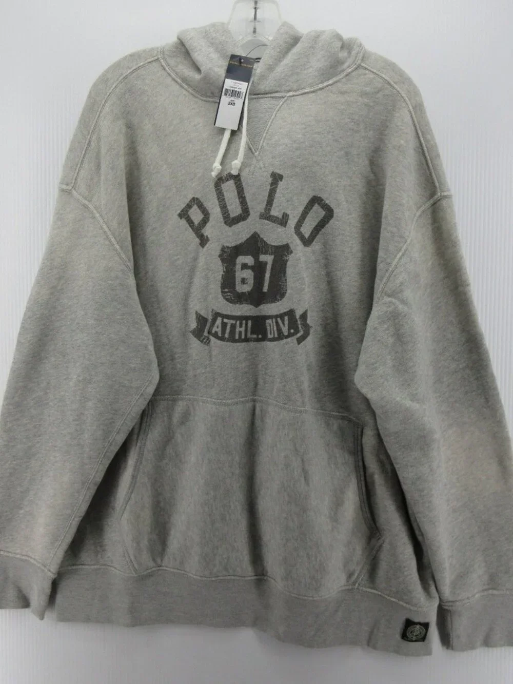 Polo Ralph Lauren Sweatshirt 2XB Big Distressed Athletic Div 67 Graphic